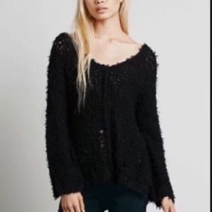 Free People Up The Ladder Distressed Pullover